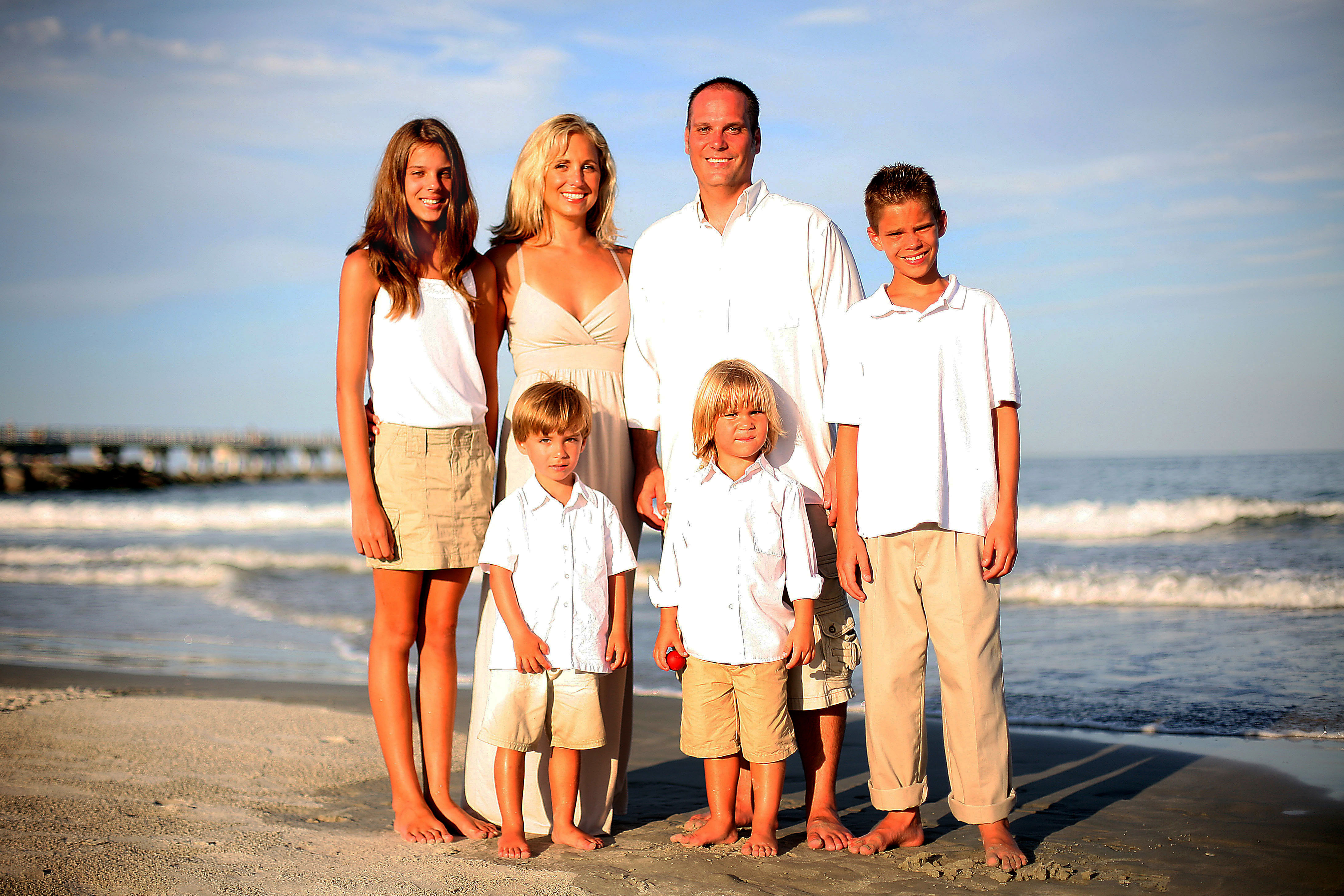 Cocoa Beach Inlet Family Session by Sugar Bee Bee Photography.